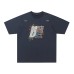 Floral Letter Embroidered Cool Short Sleeve T-Shirt Unisex Oversize Casual Versatile Couple Top