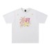 Floral Letter Embroidered Cool Short Sleeve T-Shirt Unisex Oversize Casual Versatile Couple Top