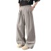 Loose straight leg wide leg casual suit pants