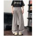 Loose straight leg wide leg casual suit pants