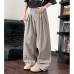 Loose straight leg wide leg casual suit pants