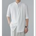 Thin hanging mid sleeve five quarter sleeve top