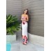 Strapless Printed Dress Women Summer Slim Fit Bodycon Dress