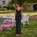 Strapless Dress Bodycon Waist-Cinching Long Dress Elegant Party V-Neck Formal Dress