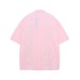 Retro Cute Dog Embroidery Design Short Sleeve Shirt Men's Loose Couple Matching Collar Shirt