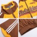 Retro Embroidered Racing Short Sleeve Shirt Men's Summer Loose Stand Collar Zipper Shirt