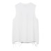 Retro Butterfly Letter Embroidery Vest Unisex Summer Outerwear Sleeveless T-Shirt Street Fashion Shoulder Top