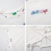 Colorful Embroidery Hem Distressed Unique Design Sleeveless Vest Men's Loose Casual Tank Top