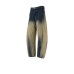 Gradient deconstruction curved knife jeans for men