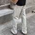 Solid color basic style slimming versatile loose outdoor straight leg pants