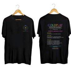 COLD-PLAY Music of The Spheres World Tour Short sleeved Women's T