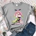 Kanroji Mitsuri Ganlu Temple Glass Printed Loose Casual Short Sleeves for Women