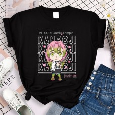 Kanroji Mitsuri Printed Short Sleeve Ganlu Temple Glass