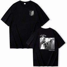 Attack on Titan Eren Yeager Short Sleeve Loose Attack on Giants Attack on Titan Eren Yeager Short Sleeve Loose Attack on Giants