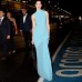 Sleeveless Stand Collar Fitted Draped Pleated A-Line Long Dress