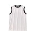 Cotton Colorblock Sporty Sleeveless T-Shirt Tank Top for Women Summer Plus Size Loose Sweet and Spicy Top