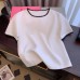 Real Photo Women's Loose Short Sleeve T-Shirt Summer New American Style Slimming Belly Covering Top Conceal Meat