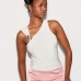 Simple Solid Color Fitted Embellished Long Tank Top for Women