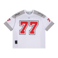 Jersey T loose five quarter sleeve top