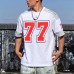 Jersey T loose five quarter sleeve top
