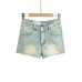 Butt hugging denim shorts for women