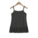 U-neck Solid Color All-match Ruffled Splicing Strapless Camisole for Women U-neck Solid Color All-match Ruffled Splicing Strapless Camisole for Women