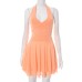 Sexy Casual Off-the-Shoulder Solid Mesh Dress for Women