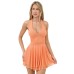 Sexy Casual Off-the-Shoulder Solid Mesh Dress for Women