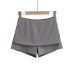 High waisted double layered skirt pants