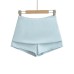 High waisted double layered skirt pants
