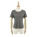 Short Sleeve Backless Women's Top T-Shirt