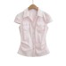 Slimming and slimming short sleeved top for women