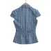 Slimming and slimming short sleeved top for women