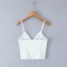 V-neck lace checkered suspender V-neck lace checkered suspender