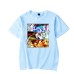 Demon Slayer Kimetsu no Yaiba Agatsuma Zenitsu Printed Loose Short Sleeve T-Shirt