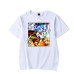 Demon Slayer Kimetsu no Yaiba Agatsuma Zenitsu Printed Loose Short Sleeve T-Shirt