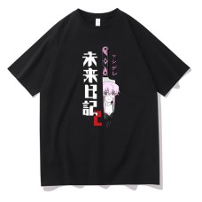 Future Diary Yuno Printed Short Sleeve Top