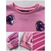 White Backless Metal Buckle Decorated Casual Long Sleeve Top for Women