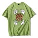 Jujutsu Kaisen Tiger Wand Yuji Itadori Nobara Kugisaki Gojo Satoru Gesture Printed Short Sleeve T-Shirt