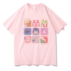 Mairimashita Printed Short Sleeve T-Shirt Mairimashita Printed Short Sleeve T-Shirt