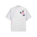 Butterfly Letter Embroidery Short Sleeve T-Shirt Unisex Loose Casual Hip Hop Half Sleeve