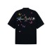 Butterfly Letter Embroidery Short Sleeve T-Shirt Unisex Loose Casual Hip Hop Half Sleeve