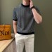 Summer loose casual breathable jacquard striped contrasting top