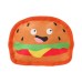 Durable Dog Toy for Chewing, Playing, and Teeth Cleaning - Fun Squeaky Anti-Boredom Design in Hamburger and French Fries Shapes for Small and Medium Dogs