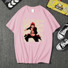 My Hero Academia Red Riot Kirishima Eijir Printed T-Shirt Short Sleeve