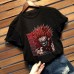 Red Riot Kirishima Eijir My Hero Academia Printed T-Shirt Short Sleeve 