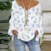 Spring and Summer New Hot Selling  Printed + Bubble Gum Printed Long Sleeve Top