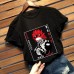 My Hero Academy Red riot Kirishima Eijir Cut Island Rui'er Lang print T-shirt short sleeved