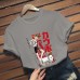 Cowboy Bebop Print Loose T-Shirt Short Sleeve