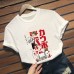 Cowboy Bebop Print Loose T-Shirt Short Sleeve